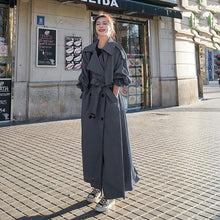 Load image into Gallery viewer, Women&#39;s Mid-length Trench Coat
